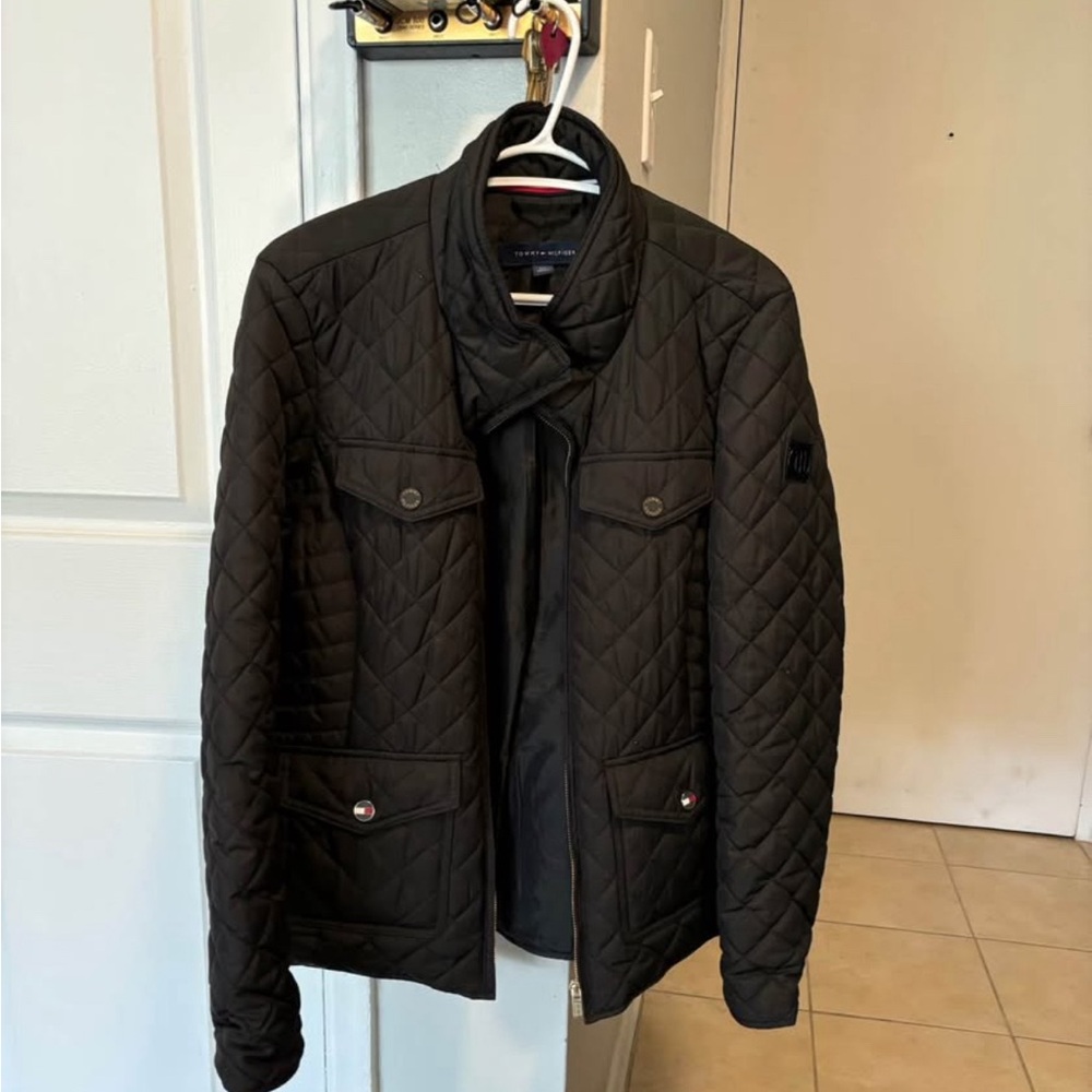 Tommy Hilfiger Black Quilted Women's Jacket